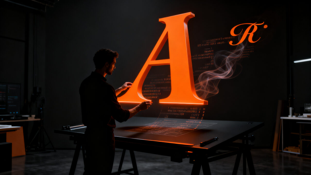 Branding de IA y el fenómeno Tasteslop: uso de tipografías clásicas para humanizar startups tecnológicas.