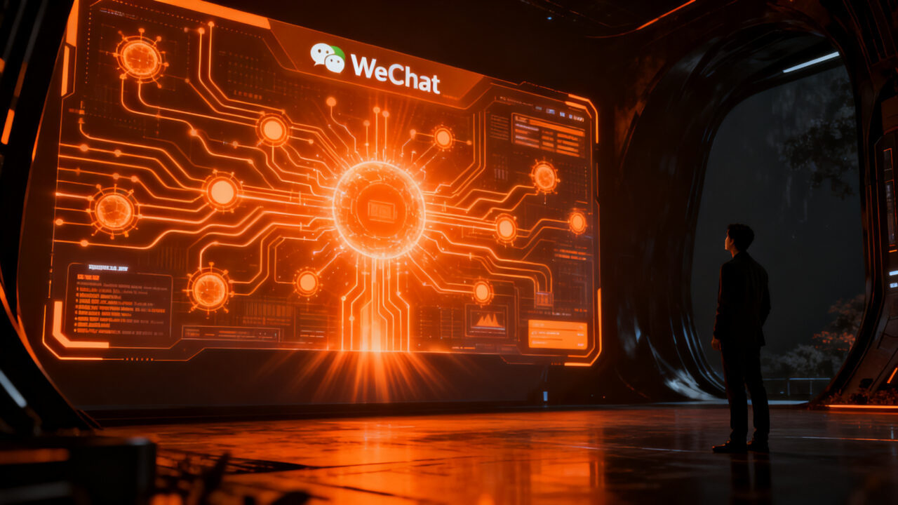 Estrategia de IA de Tencent integrando Xiaowei en WeChat para escalabilidad de startups y distribución digital.