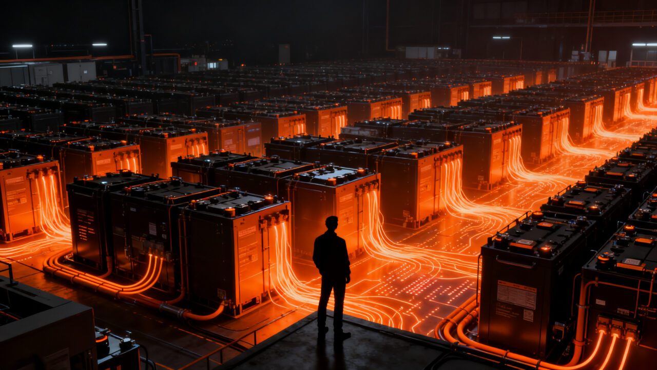 Tesla domina el mercado de almacenamiento de energía frente a la competencia de Ford y GM en infraestructura energética para IA.
