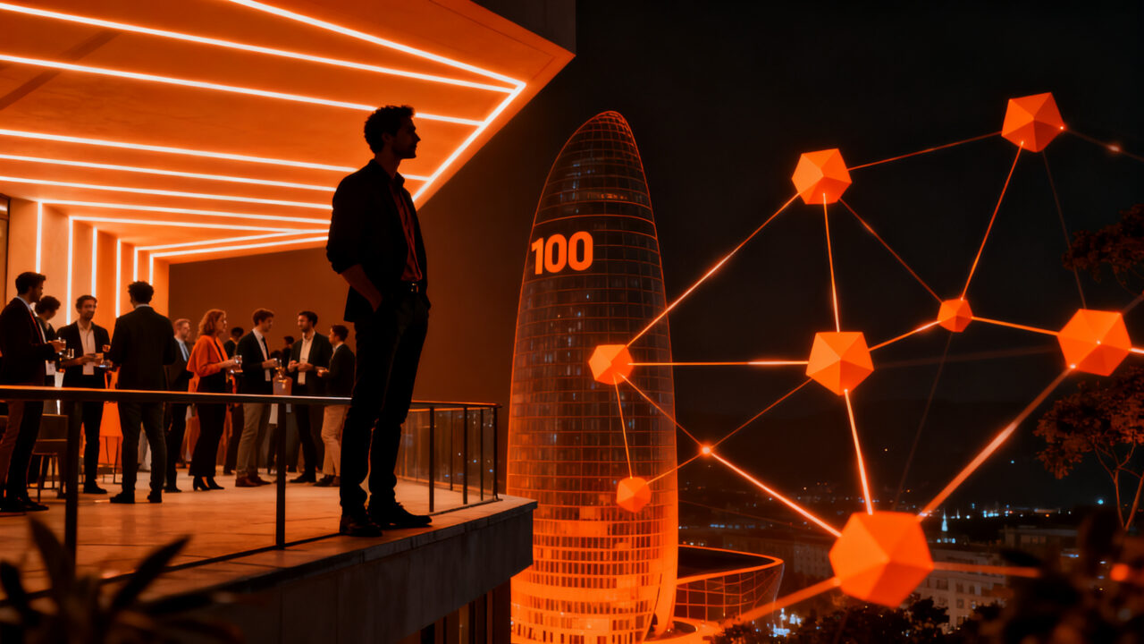 Startup ganadora en Torre BAT Bilbao durante la B Acceleration Week 2026, representando la innovación y el networking en el ecosistema vasco.