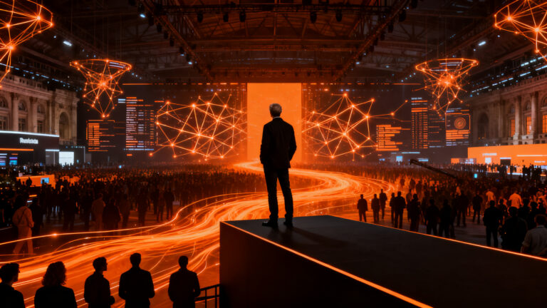 Asistentes y emprendedores en VivaTech 2026, el evento clave de IA aplicada y ecosistema startup en París.