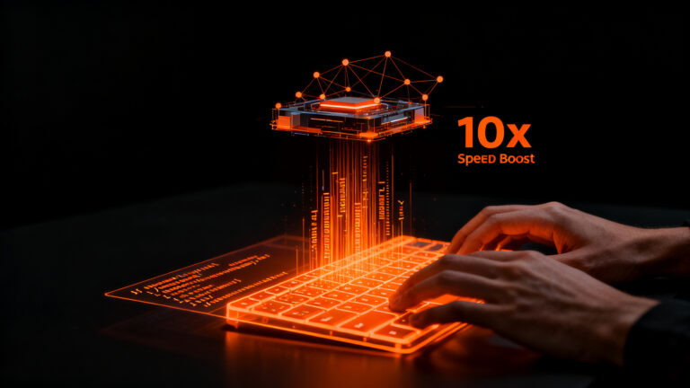 Desarrollador utilizando IA para acelerar 10x el desarrollo de runtime Node.js en edge computing con WebAssembly.