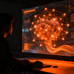 Desarrollador trabajando con webernetes, Kubernetes ejecutándose directamente en el navegador web para desarrollo cloud-native.