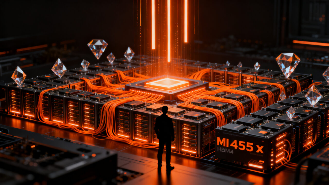 Infraestructura de computación de alto rendimiento AMD Helios para inteligencia artificial y centros de datos.