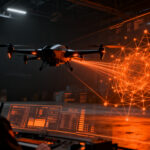 Dron autónomo de combate de BAE Systems Brontanax, representando el futuro de la IA aplicada a la defensa y el hardware militar.