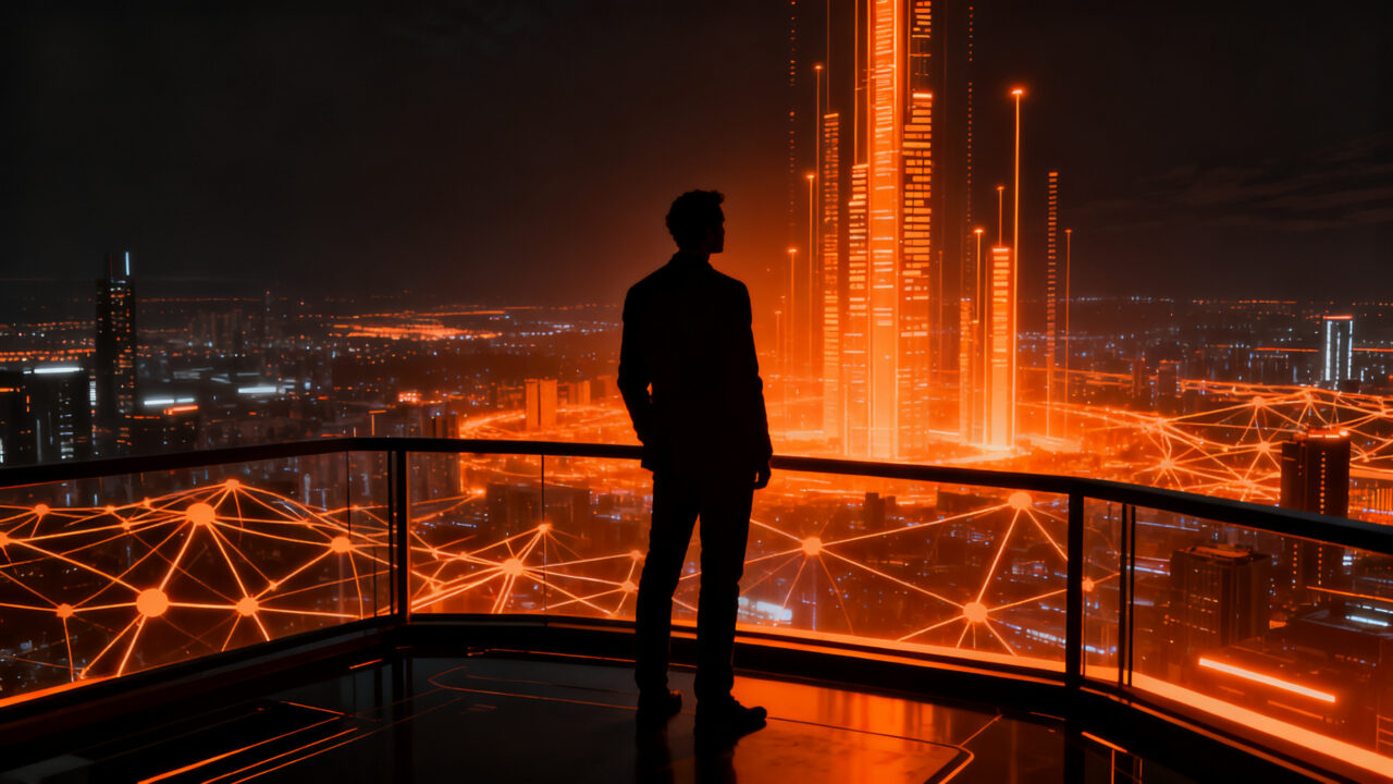 Emprendedor analizando el crecimiento del ecosistema startup en Estados Unidos ante un panel de datos digitales 2026.