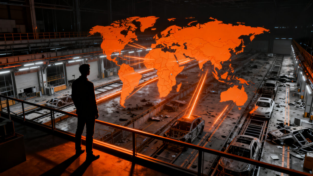 Impacto de la caída del mercado automotriz en China y oportunidades para startups de vehículos eléctricos en 2026.