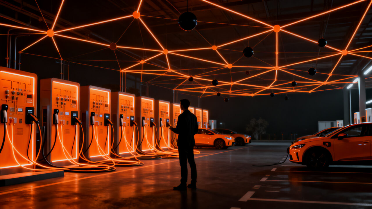Infraestructura de carga para vehículos eléctricos en España con retos de operatividad y oportunidades de negocio startup.