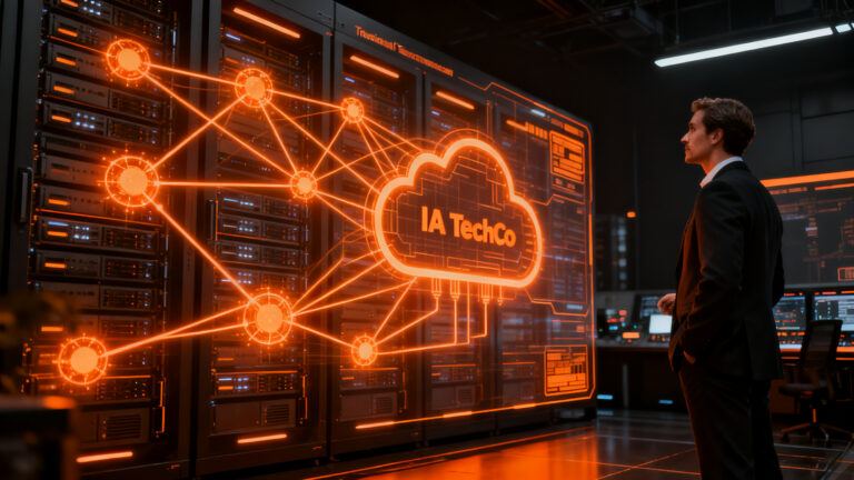 Transformación digital de telco a techco mediante IA, cloud y ciberseguridad para empresas B2B.