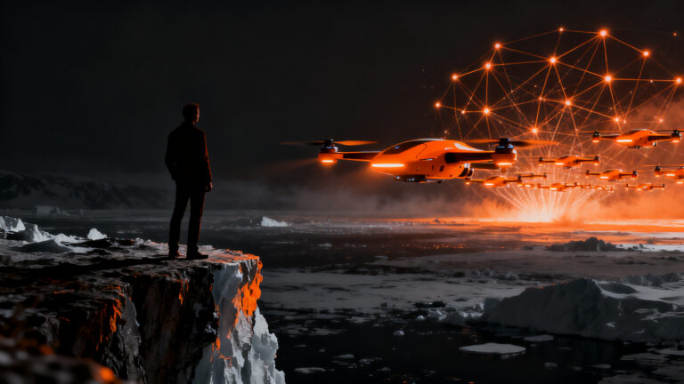 Récord de inversión Serie A en la startup de defensa Dominion Dynamics, simbolizando el futuro del deep tech y los drones autónomos.