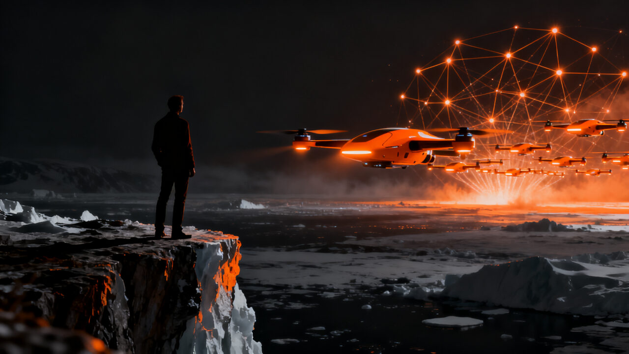 Récord de inversión Serie A en la startup de defensa Dominion Dynamics, simbolizando el futuro del deep tech y los drones autónomos.