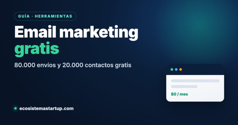 Cuenta gratuita de email marketing con hasta 80.000 envíos y 20.000 contactos