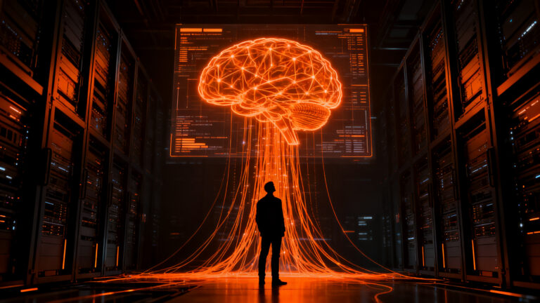 Representación visual de la evolución de la inteligencia artificial con Gemini 3.5 Pro para startups y desarrolladores.