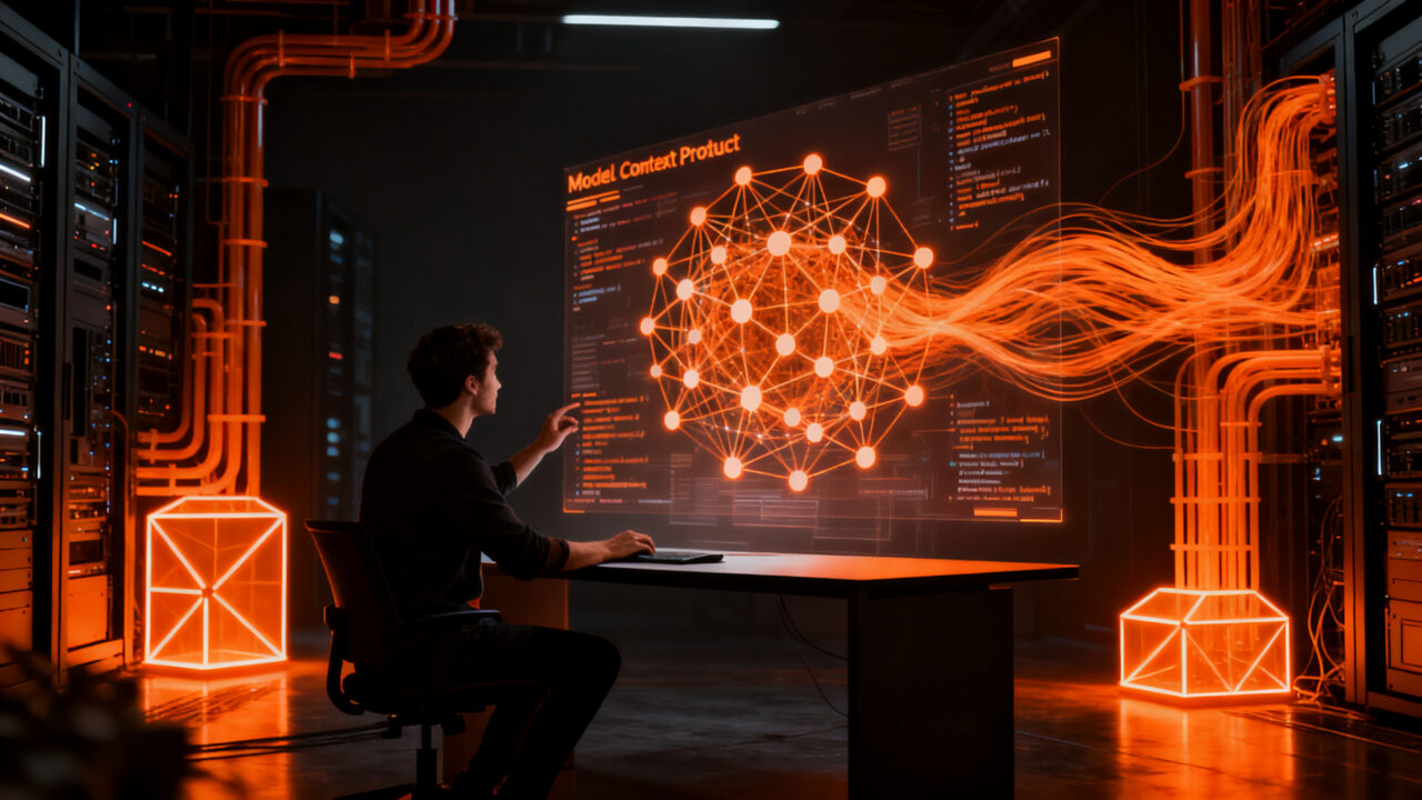 Ingeniero de software colaborando con agentes de IA para triplicar la productividad en el desarrollo tecnológico.