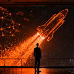 Inversión de Google en SpaceX tras su IPO, representando estrategias de venture capital y deep tech funding para startups.