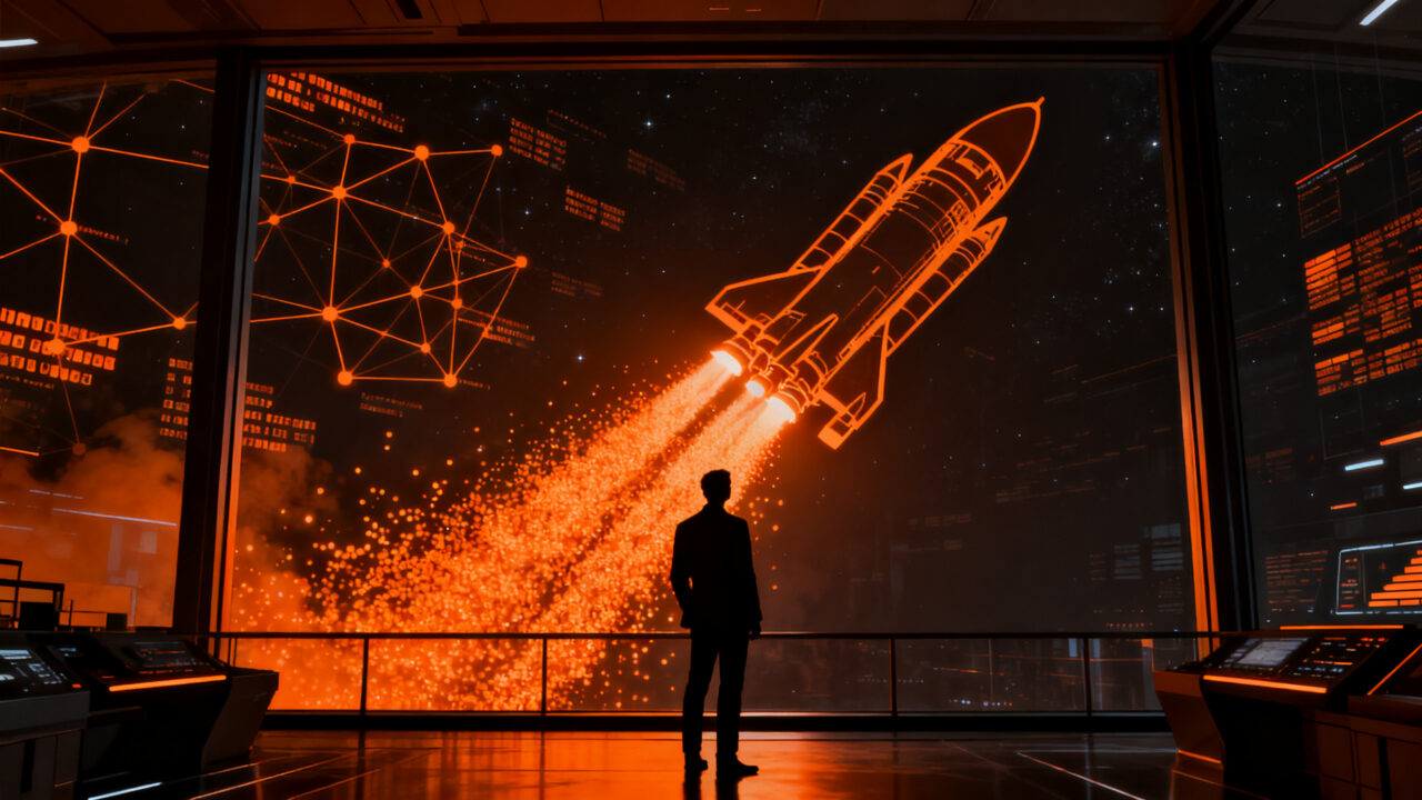 Inversión de Google en SpaceX tras su IPO, representando estrategias de venture capital y deep tech funding para startups.