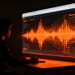 Desarrollador trabajando en edición de audio avanzada dentro del navegador mediante tecnología WebAssembly y arquitectura Zero-Server.