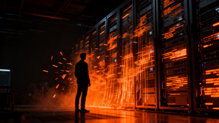 Infraestructura cloud fallida y resiliencia de software en modelos SaaS después de caídas masivas de servidores.