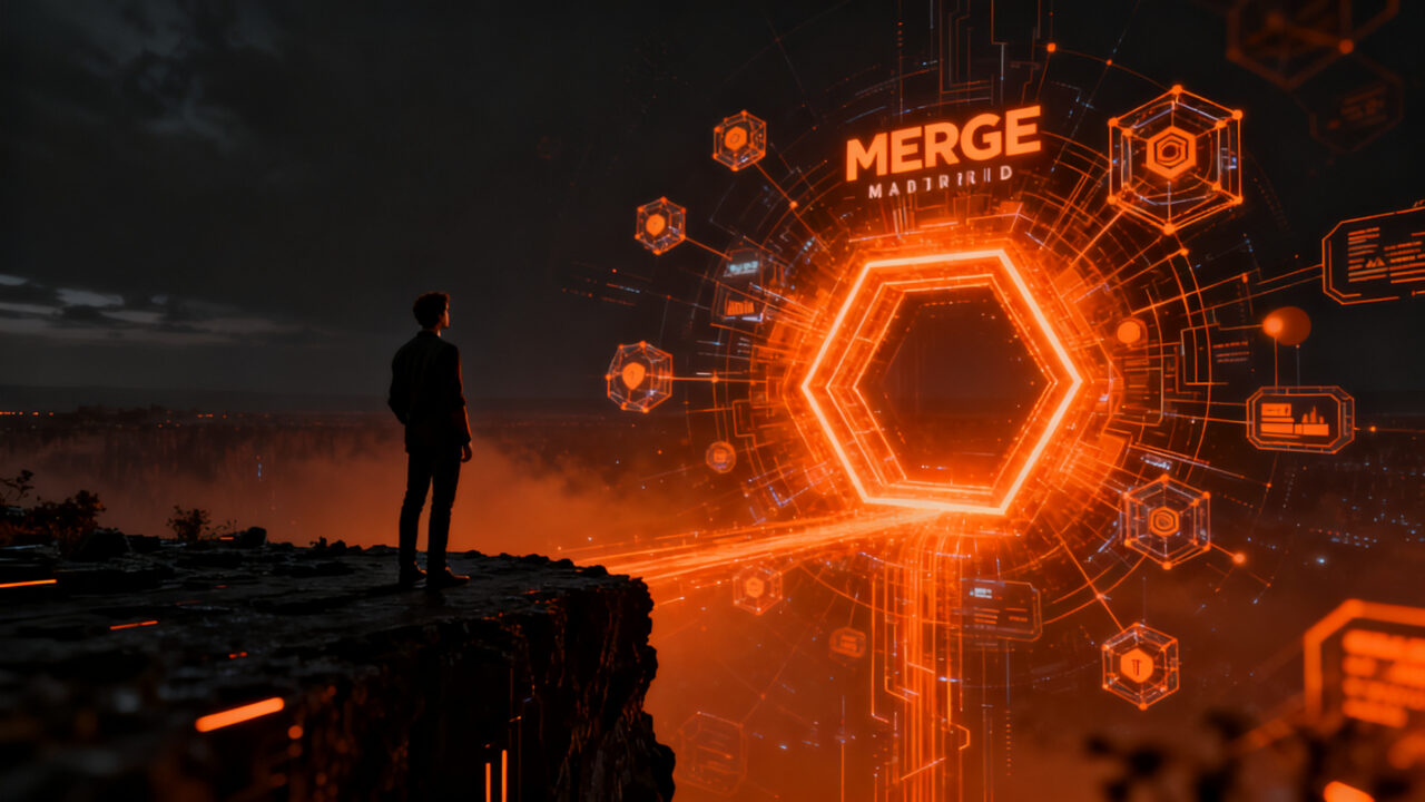 Startup Web3 de LATAM compitiendo por inversión internacional en el MERGE Startup Contest 2026.