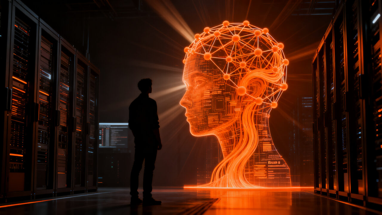 El modelo de IA Kimi K3 de Moonshot con 2,8 billones de parámetros, representando el futuro de la inteligencia artificial abierta para startups.