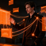 Emprendedores utilizando la plataforma NeoIA para gestión contable automatizada con apoyo de Corfo, representando la transformación digital de pymes en LATAM.