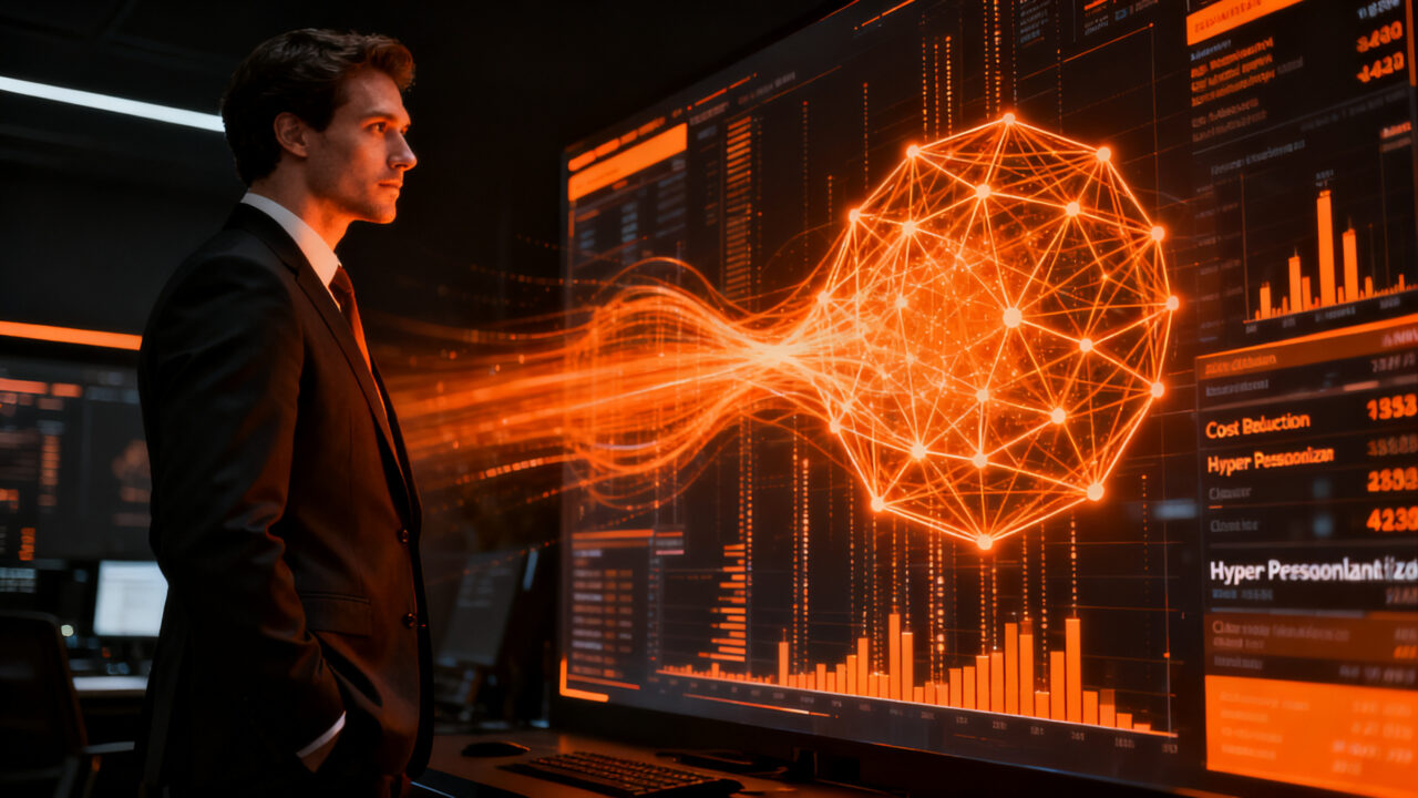Nigel Morris de QED Investors analizando el impacto de la inteligencia artificial en la automatización y personalización de servicios fintech.