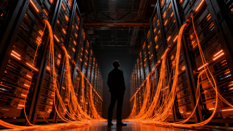 Acuerdo millonario entre Nvidia y Hut 8, representando la importancia de la infraestructura de datos para startups de IA.