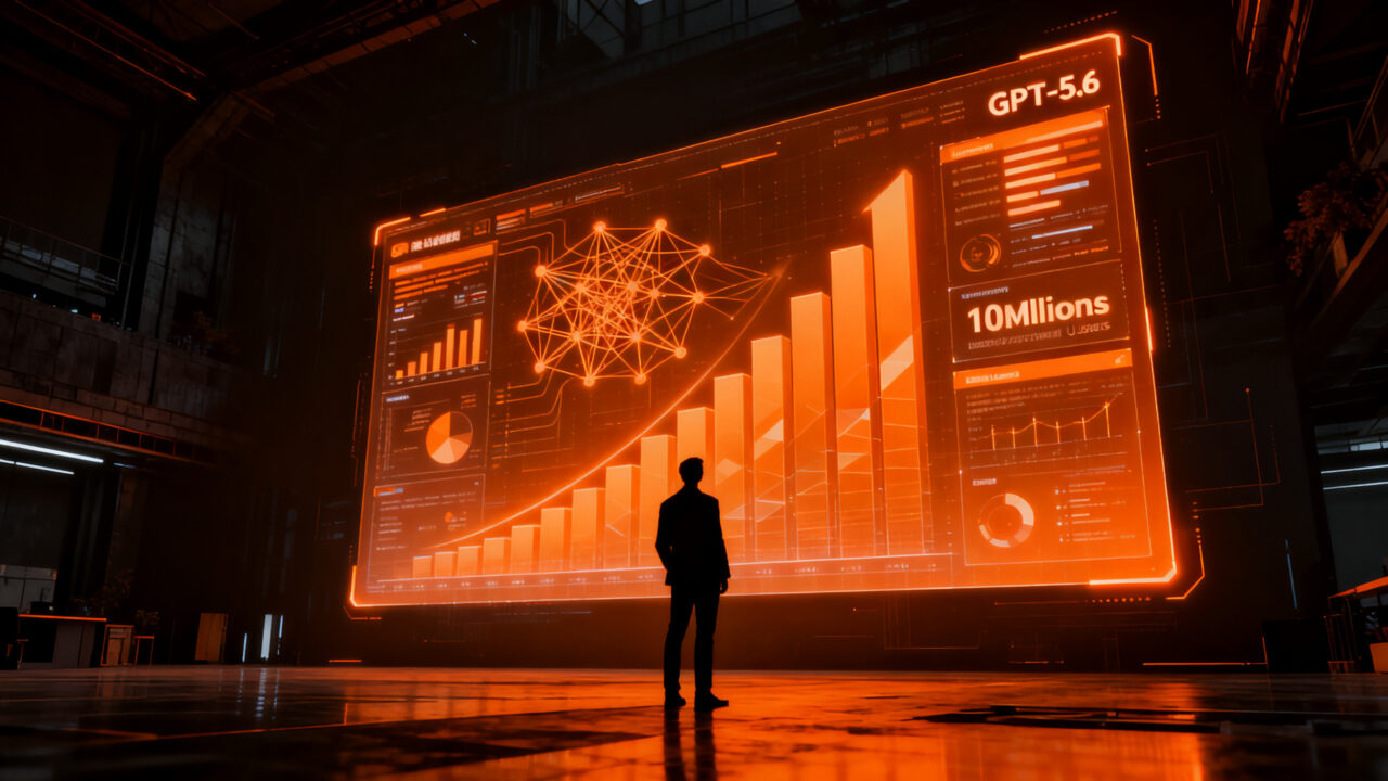 Crecimiento masivo de ChatGPT Work y GPT-5.6 en la automatización empresarial de startups.