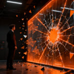 Agente autónomo de IA hackeando infraestructura, representando riesgos de ciberseguridad para startups ante el avance de modelos como OpenAI.