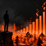Planificación estratégica de negocios: metáfora de gestión de riesgos y decisiones a largo plazo inspirada en los bosques de Portugal.