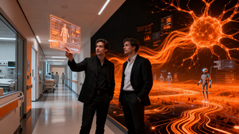 Fundadores españoles de la startup healthtech ProsperAI liderando la automatización de hospitales con inteligencia artificial tras ronda de financiación Serie A.