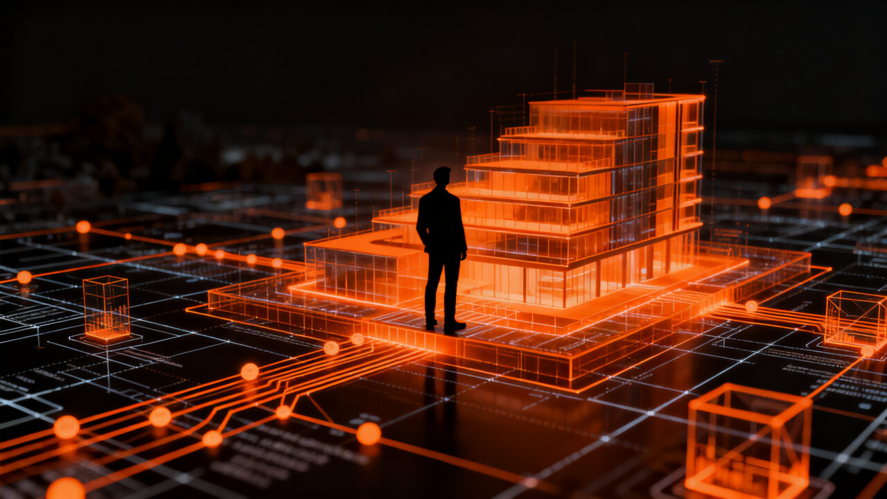 Inversión en startup fintech de tokenización inmobiliaria y blockchain, representando crecimiento y éxito en rondas de financiación.