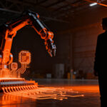 Inversión en robótica industrial y automatización para 2026, mostrando la transición de capital desde semiconductores hacia robots avanzados.