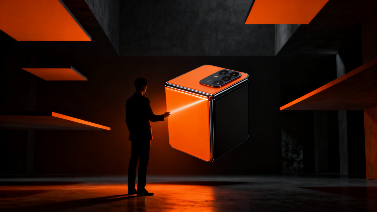 Lanzamiento del Samsung Galaxy Z Fold8 en 2026, mostrando un diseño plegable innovador para entornos de trabajo móviles y startups.