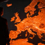 Desarrollo de soberanía digital europea con IA militar, representando la alternativa GovTech a Palantir en el mercado de defensa.