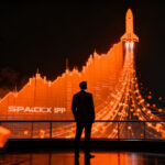 Inversionista analizando el impacto de la IPO de SpaceX en el mercado financiero y fondos indexados.