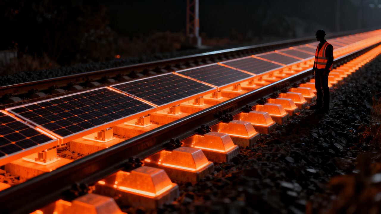 Startup Sun-Ways implementa paneles solares en vías ferroviarias para generar energía renovable innovadora.