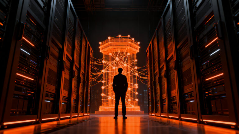 Líder TI evaluando soberanía digital frente a infraestructura tecnológica, representando el riesgo geopolítico y el auge del código abierto en Europa.