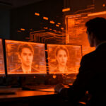 Ataque de deepfake corporativo y synthetic insider, ciberseguridad IA para proteger startups contra fraude empresarial.