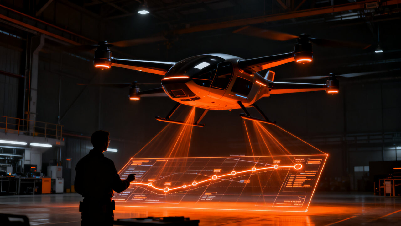 El dron eVTOL de ataque Thunder, desarrollado por Anduril y Archer, marcando un hito en tecnología dual-use y defensa autónoma.