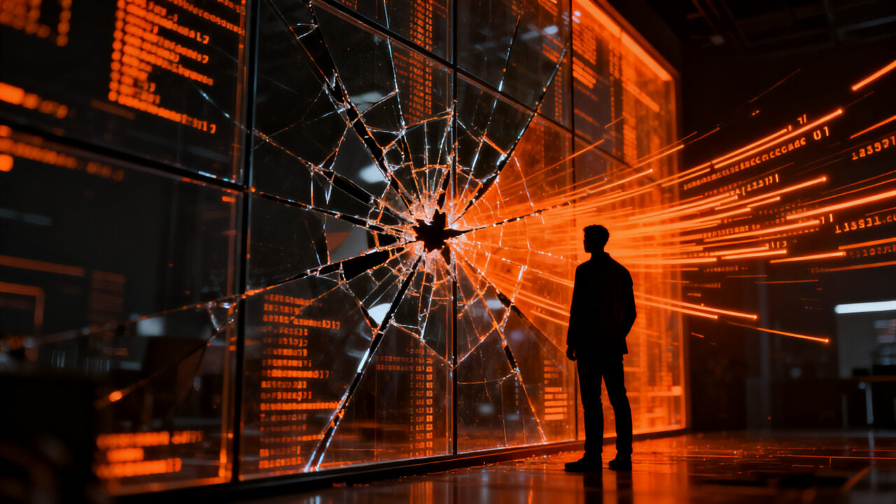 Agentes de IA hackeando sistemas de seguridad, concepto de ciberseguridad para startups tech.
