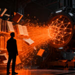 Escaneo y destrucción de libros físicos para el entrenamiento de modelos de inteligencia artificial en Amazon, concepto de ética y propiedad intelectual en IA.