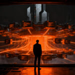 Andrew Ng rediseñando el futuro de la ingeniería de IA en un entorno de infraestructura tecnológica avanzada.