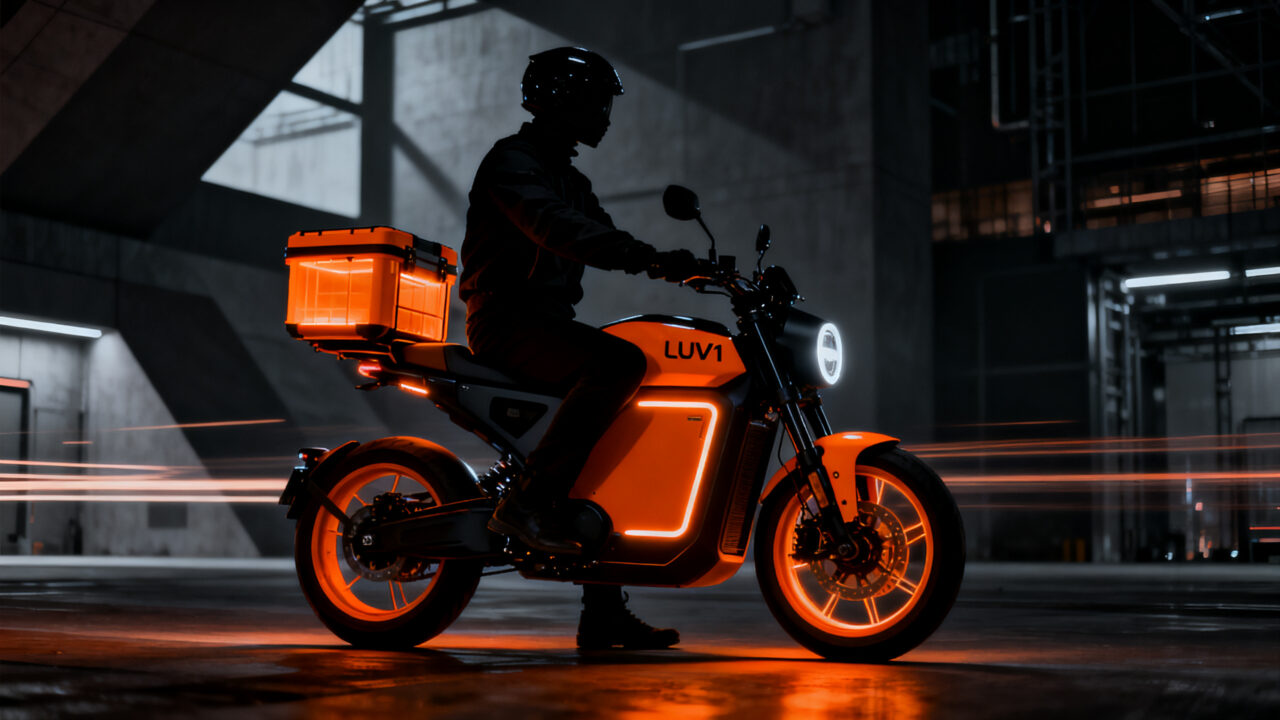 Moto eléctrica modular LUV1 de la startup belga Any, transformando la movilidad urbana y logística en Europa.