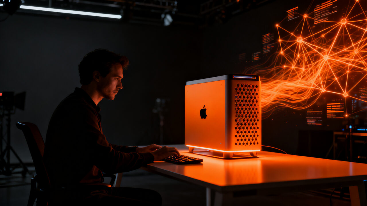 Apple Mac mini M6 y Mac Studio M5 Ultra para ejecución de inteligencia artificial local, optimizado para fundadores y desarrolladores.