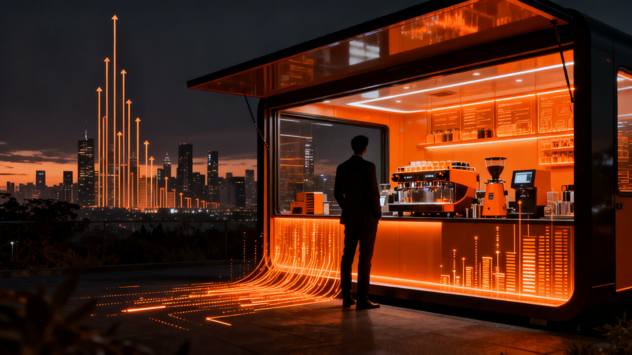 Inversión de 75 millones de dólares en la startup de micro-cafeterías Blank Street para su expansión retail.