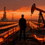 El boom petrolero de Vaca Muerta: trabajadores y torres de extracción en el corazón de la economía argentina en Neuquén.