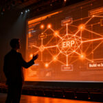 Nicolás Rossi de Buk en el ERP Summit Chile 2026, destacando la importancia del criterio humano en la implementación de IA y ERP.