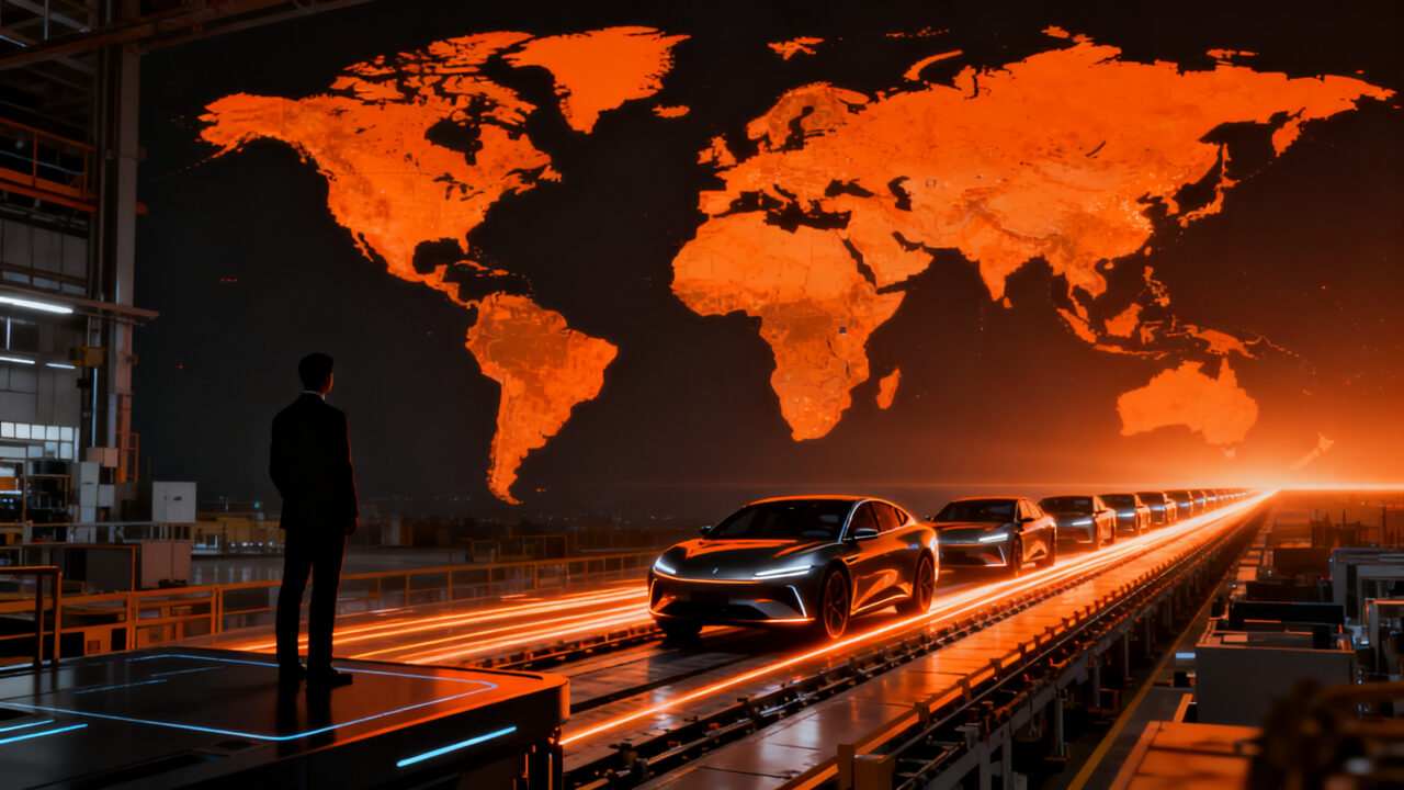 BYD y Chery lideran la expansión global automotriz frente a la caída del mercado en China.