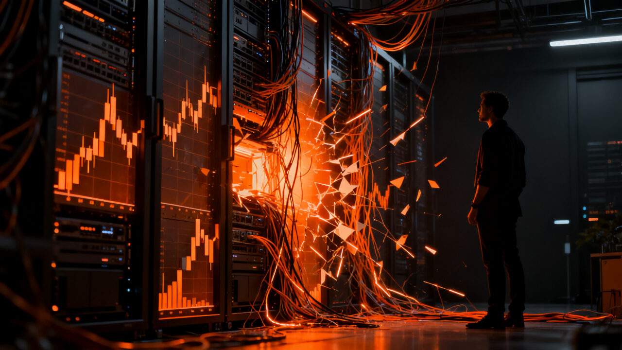 Impacto de la caída de acciones tecnológicas y semiconductores en Wall Street, afectando al Nasdaq y al ecosistema startup.